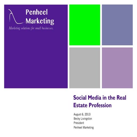 Social Media Usage in the Real Estate Profession