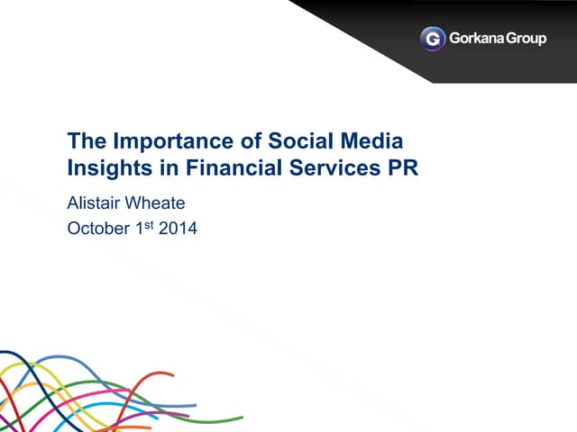 The Importance of Social Media Insights in Financial Services