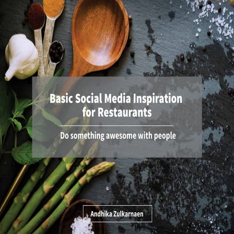 Social media for food and beverages industry | PPTX