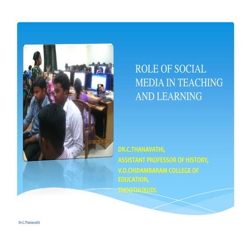 Social Media in Teaching and Learning