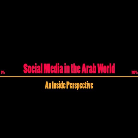 Social Media in the Arab World