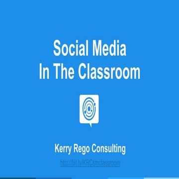 Social Media in the classroom