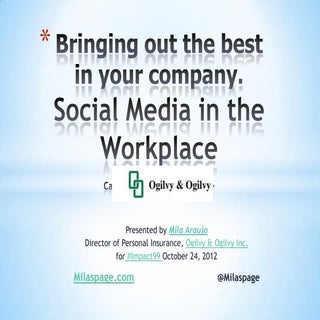 Social media in the workplace case ...