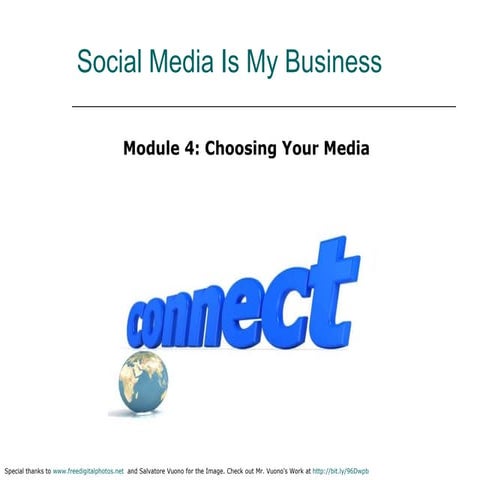 Social media is my business   module 4