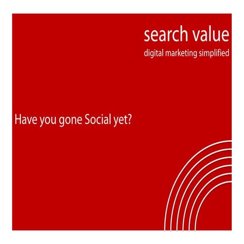 Social Media: Have you gone Social Yet?