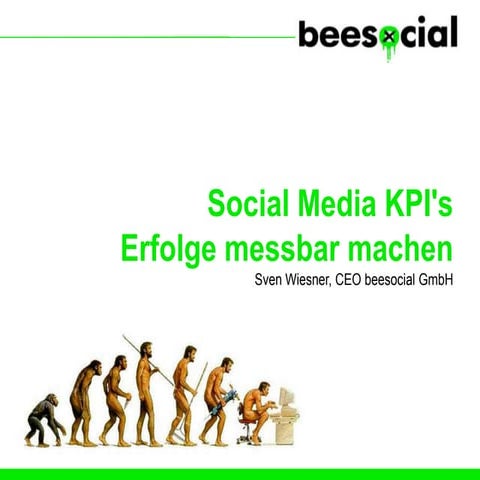 Social Media KPI's - Erfolge messbar machen