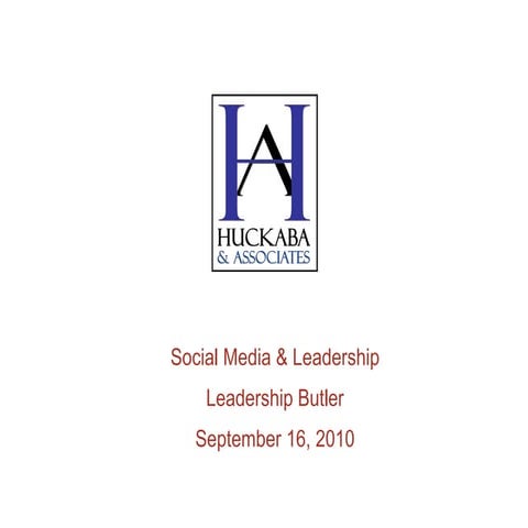 Social Media & Leadership
