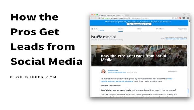 How the Pros Get Leads From Social Media