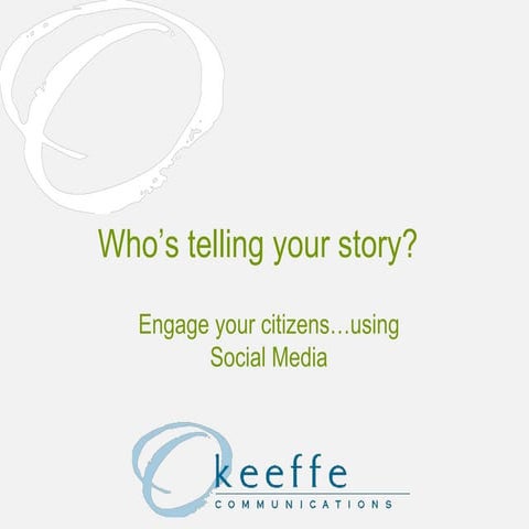 Local Governments, Who's Telling Your Story?