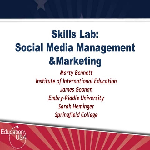 Social Media Management & Marketing Skills Lab