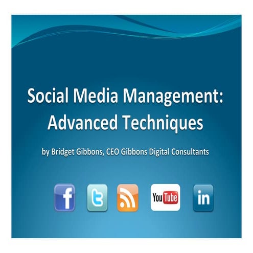 Social media managment advanced techniques