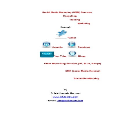 Social Media Marketing (SMM)