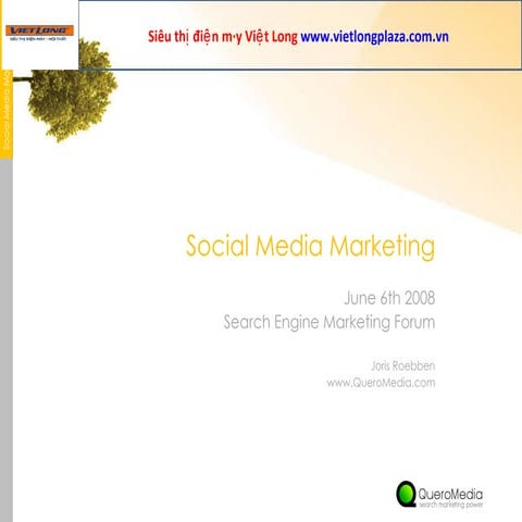 Social media marketing