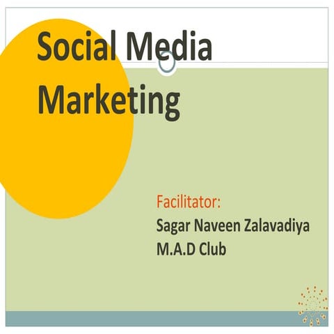 Social media marketing