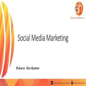 Social media marketing