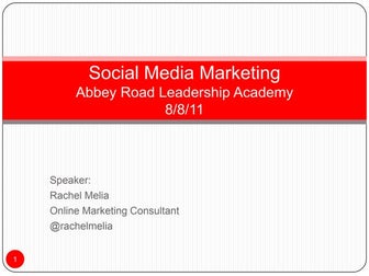 Social Media Marketing  