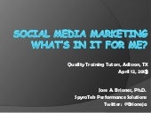 Social Media Marketing - What's In ...