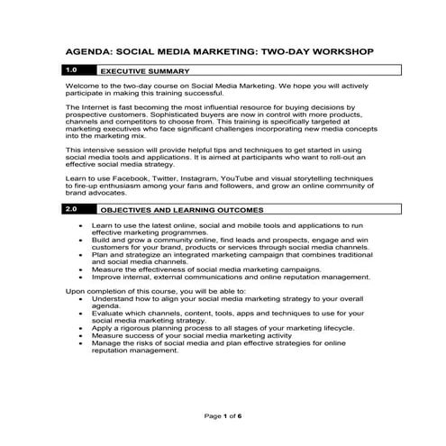 Social media marketing March 2016