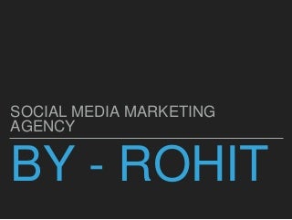 Social Media Marketing Agency 