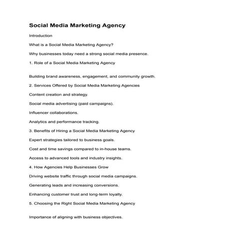 Elevate Your Brand with Expert Social Media Marketing | PDF