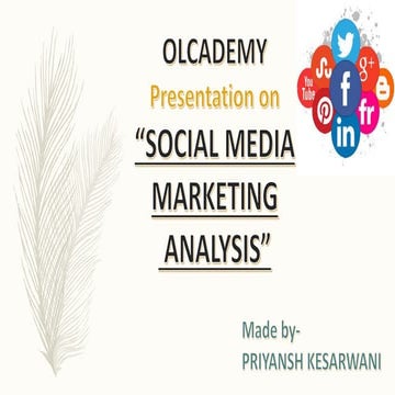 Social media marketing analysis | PPTX