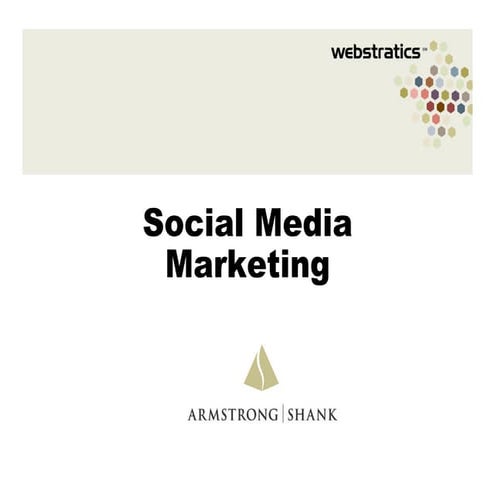 Social Media Marketing Armstrong Shank