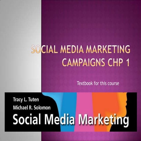 Social media marketing campaigns chp 1