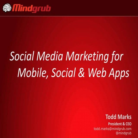 Social mediamarketingcampaignsformobileandsocialapps v1.1