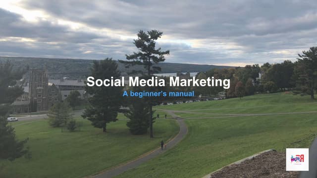 Social Media Marketing presentation