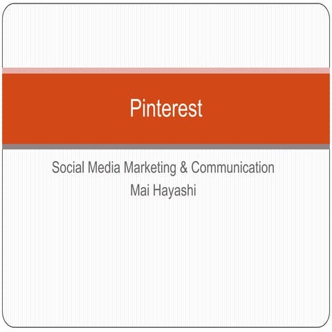 Pinterest Presentation | PPTX