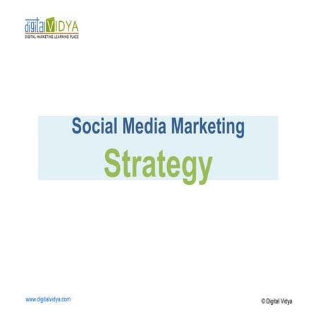 SMM (Social Media Marketing) Framework That Works