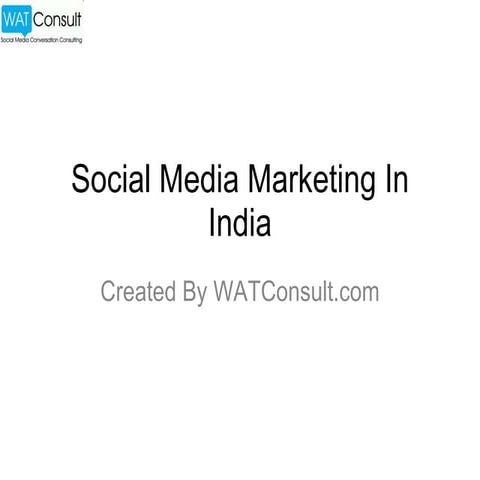Social Media Marketing In India