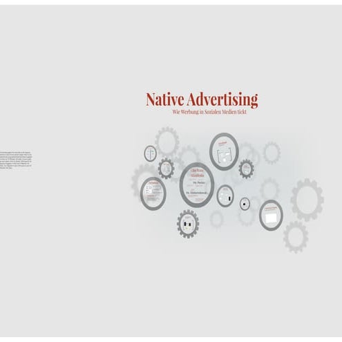 Native Advertising: Wie Werbung in Sozialen Netzwerken tickt. Von Gnocchi Gmb...