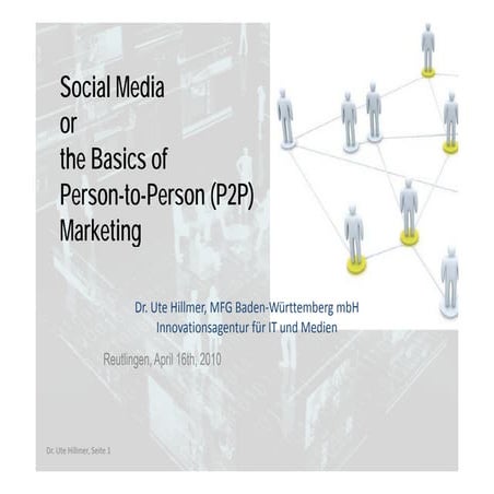Social media marketing lecture 2010
