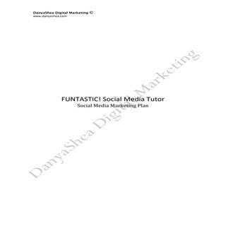 Social Media Marketing Plan: SAMPLE