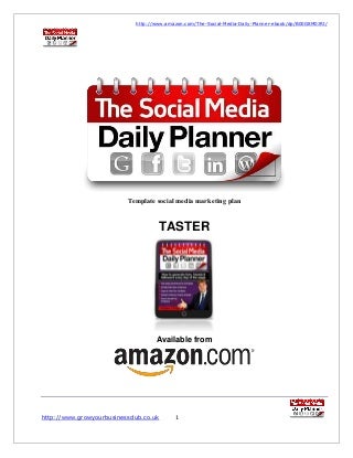 Social media marketing plan template 2019