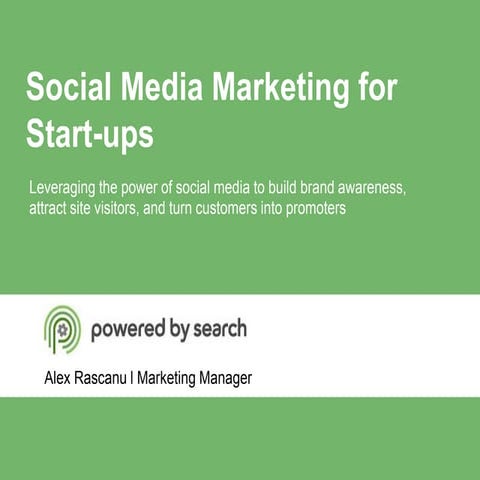 Social Media Marketing for Start-ups