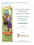 Social Media Marketing Report 2010