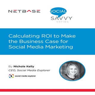 Social media marketing roi