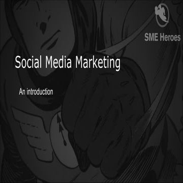 Social media marketing introduction slides