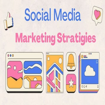 Social Media Marketing Strategies                     .