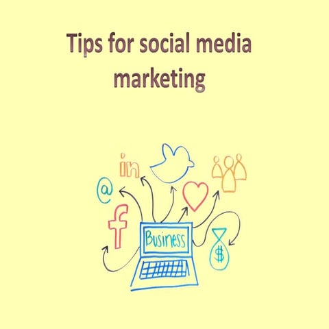 Social media marketing tips