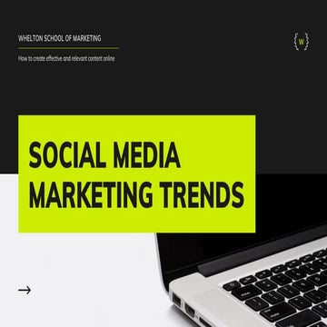 Social media marketing trends