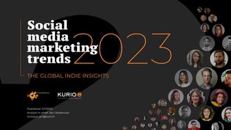Social Media Marketing Trends 2023 // The Global Indie Insights