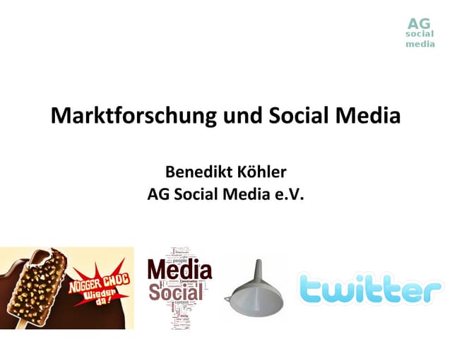 Marktforschung und Social Media