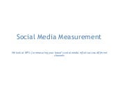 Social Media Measurement KPI's for ...
