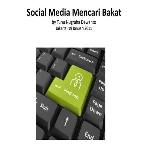 Social media mencari bakat