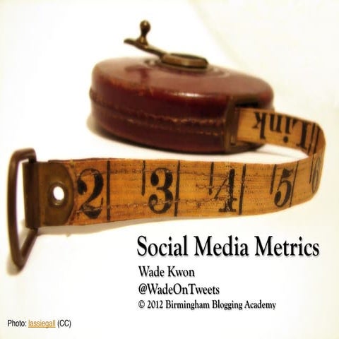 Social media metrics