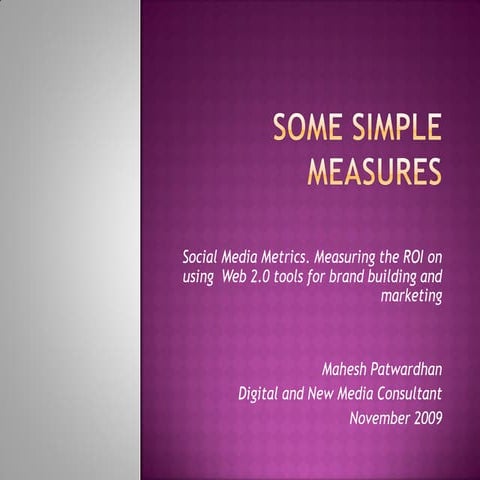 Social Media Metrics