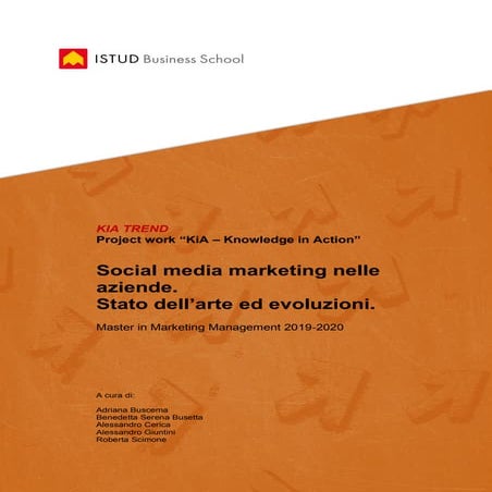 Social media marketing nelle aziende. Stato dell’arte ed evoluzioni.